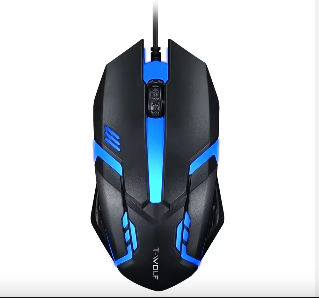 FC112 USB Optical Wired Computer Mouse with Easy Click for Office and Home, 1000DPI, Premium and Portable,Compatible with Windows PC, Laptop, Desktop, Notebook (Black)