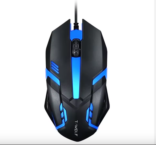 Souris d'ordinateur filaire optique USB FC112 avec clic facile pour le bureau et la maison, 1000 DPI, haut de gamme et portable, compatible avec PC Windows, ordinateur portable, ordinateur de bureau (noir)
