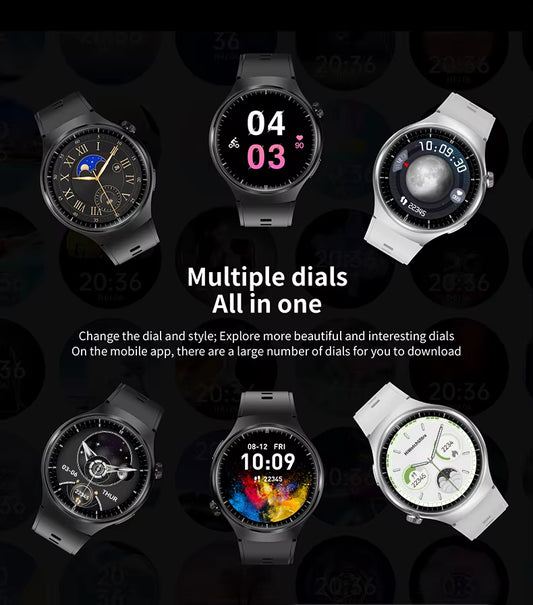 Montre connectée GT3 Pro pour homme, écran HD 390*390, fréquence cardiaque, appels Bluetooth, étanche IP67, montre de sport, cadrans personnalisables