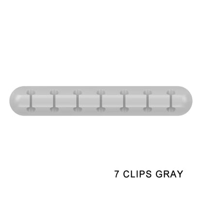 Tie Fixer Wire Management Organizador Cord Clip Office Desktop Phone Cables Holder USB Cable Silicone Organizer Winder